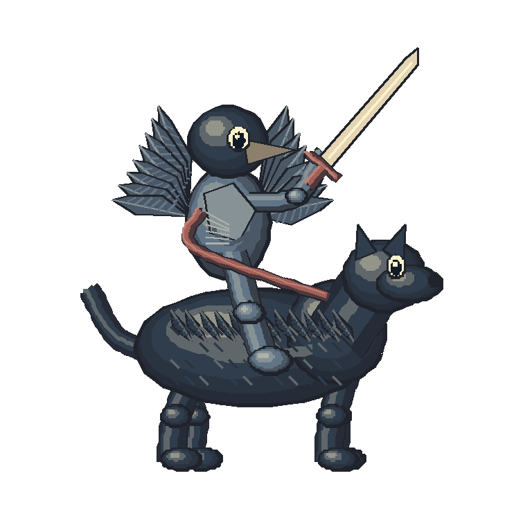 アンドラスの解像度別ネイティブ作品・768×768ピクセルアート