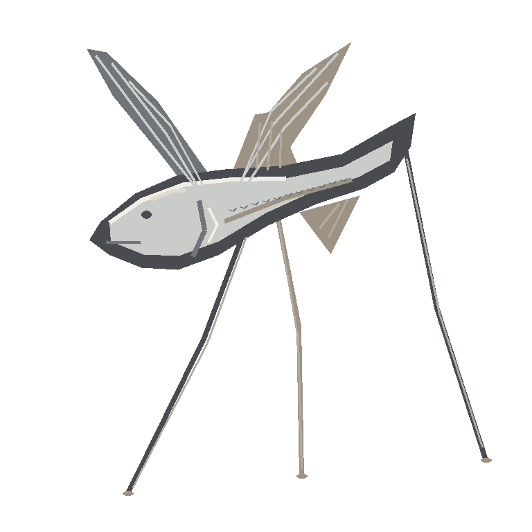 オオイトヒキイワシの解像度別ネイティブ作品・768×768ピクセルアート
