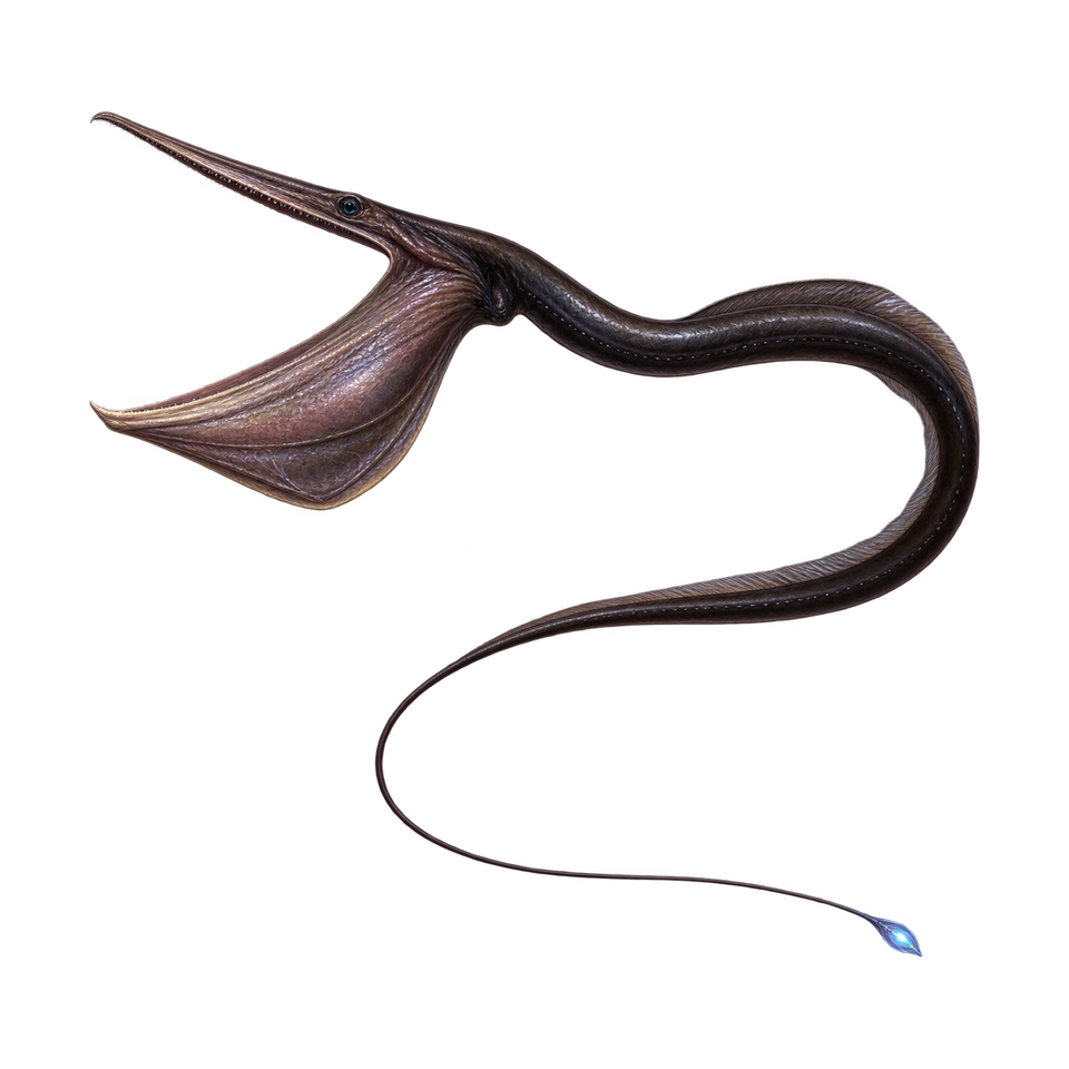 フクロウナギの造形研究用BASE STUDY