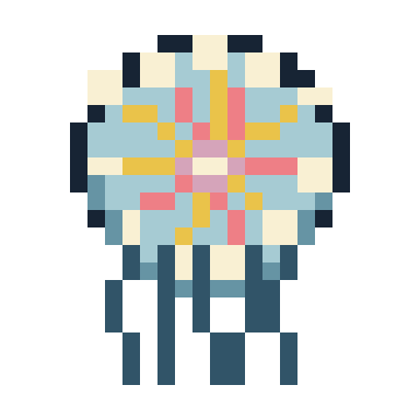 ファイアワーク・ジェリーの主作品・24×24ピクセルアート